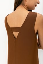 CAROL V BACK SLEEVELESS MAXI DRESS