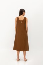 CAROL V BACK SLEEVELESS MAXI DRESS