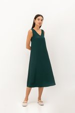 CAROL V BACK SLEEVELESS MAXI DRESS