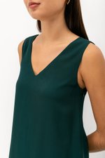 CAROL V BACK SLEEVELESS MAXI DRESS