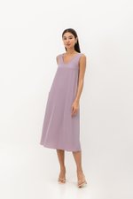 CAROL V BACK SLEEVELESS MAXI DRESS