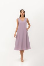 CAROL V BACK SLEEVELESS MAXI DRESS