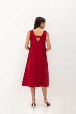 CAROL V BACK SLEEVELESS MAXI DRESS