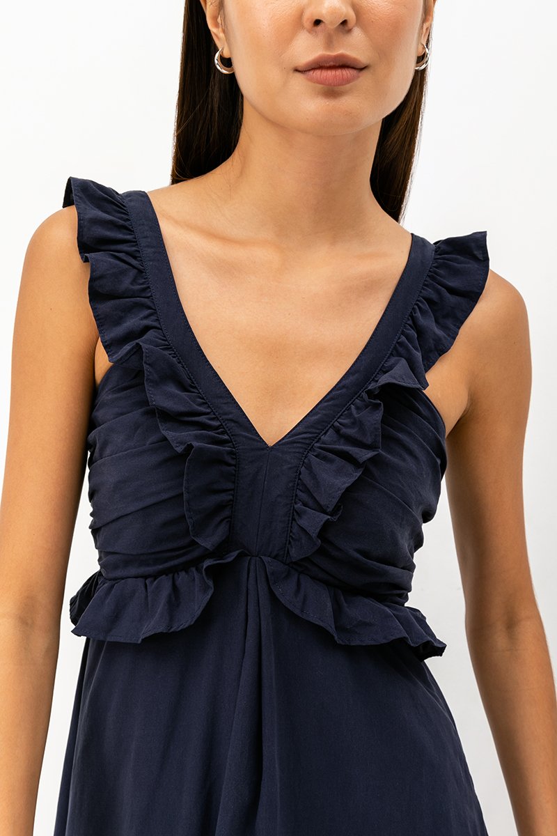 TRIXY RUFFLE MAXI DRESS TRIXY RUFFLE MAXI DRESS