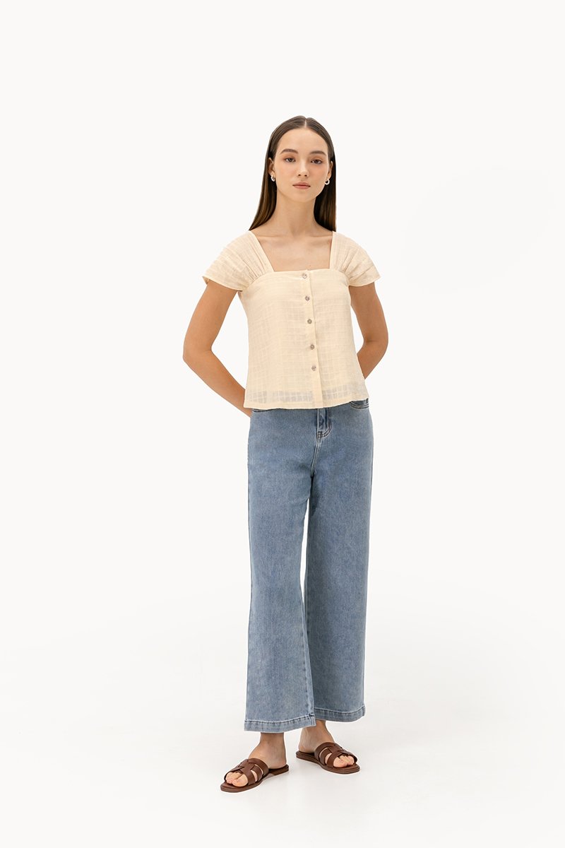 NICOLA BUTTONDOWN TOP