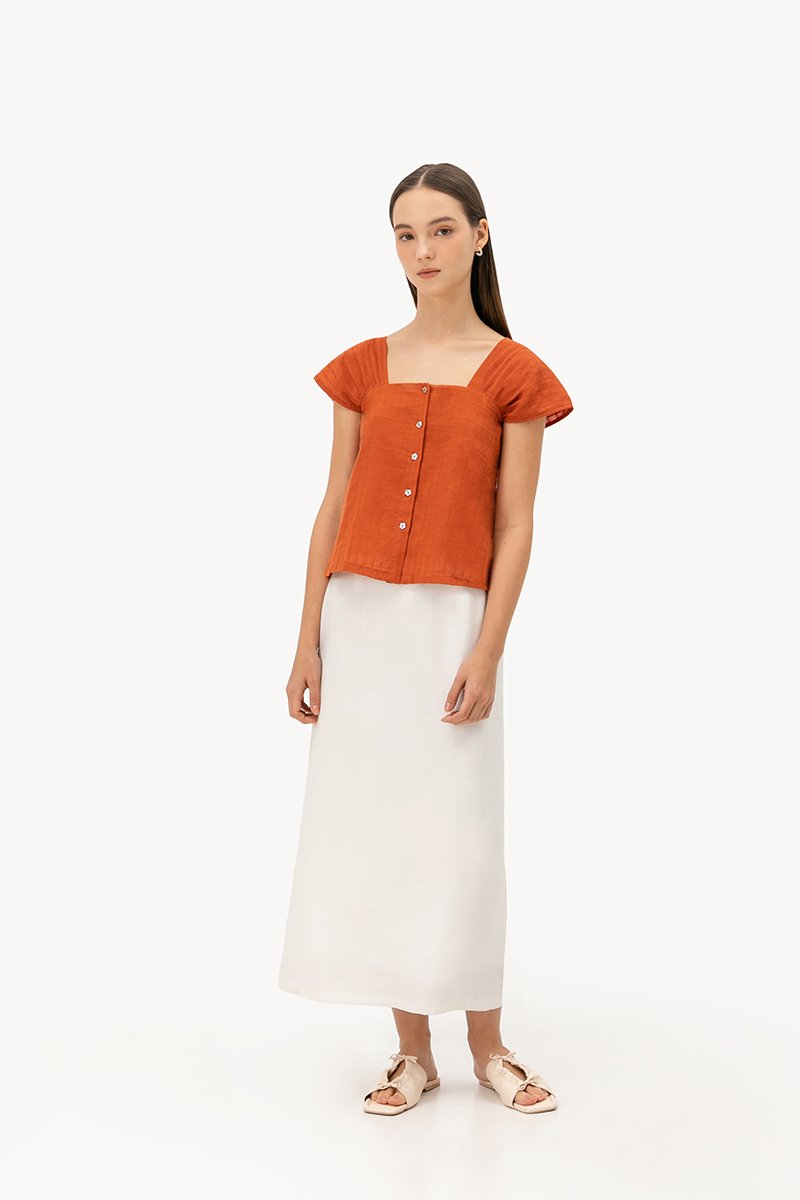 NICOLA BUTTONDOWN TOP