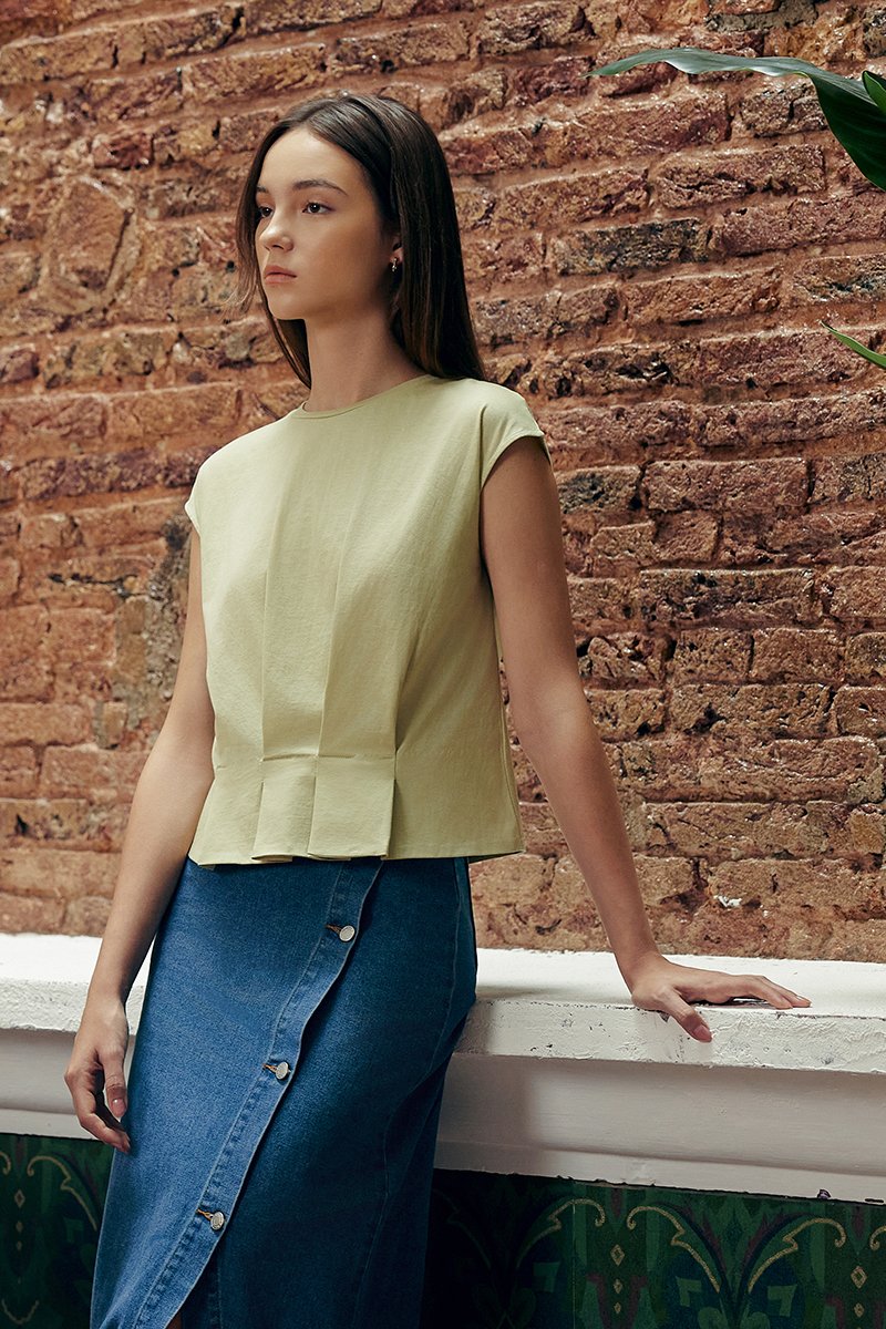 SURIN PLEATED TEE SURIN PLEATED TEE