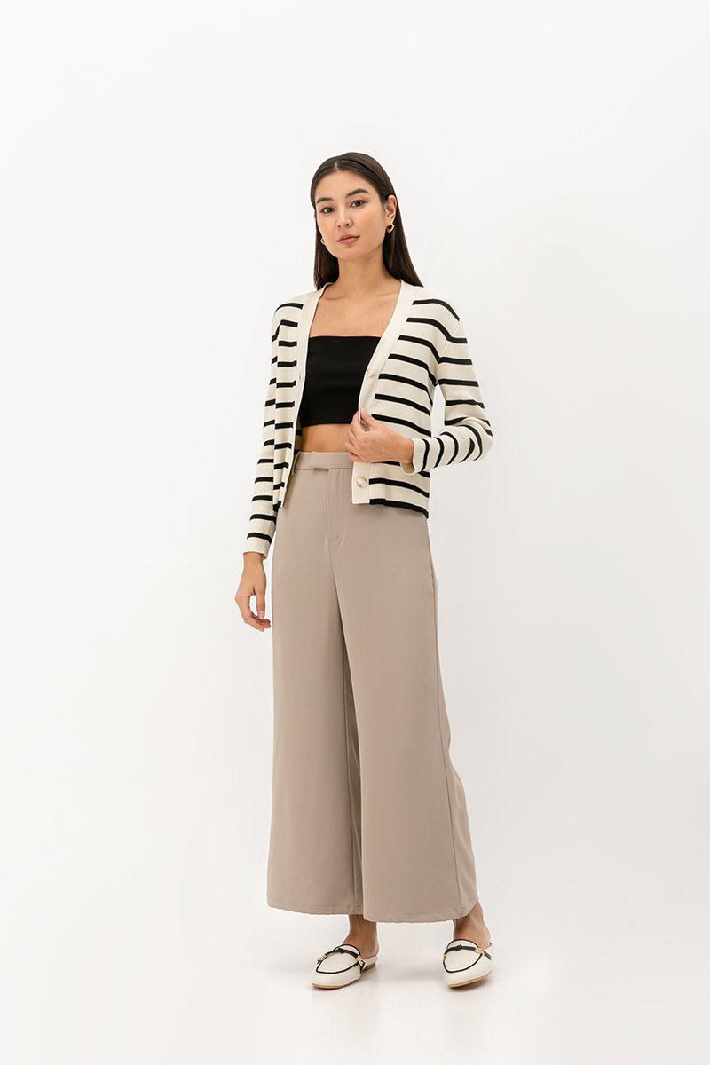 SORRENTO STRIPED KNIT CARDIGAN