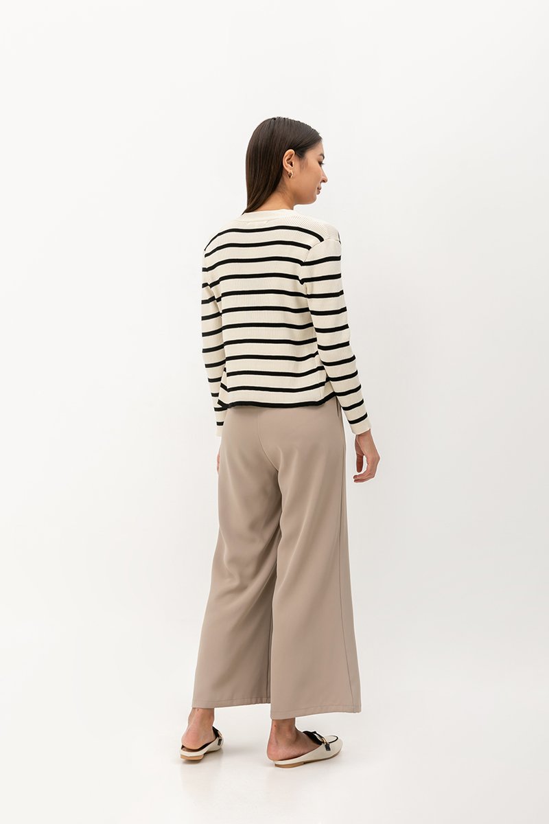 SORRENTO STRIPED KNIT CARDIGAN