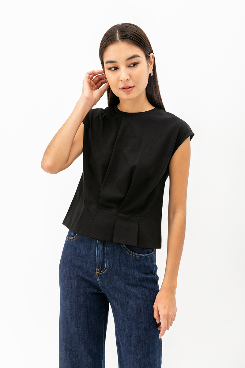 SURIN PLEATED TEE