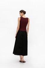 ALYNN RUCHED PADDED TANK TOP ALYNN RUCHED PADDED TANK TOP