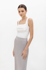 ALYNN RUCHED PADDED TANK TOP ALYNN RUCHED PADDED TANK TOP