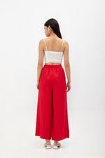 HARPER ELASTIC WAISTBAND WIDE LEG LINEN PANTS (SALE) HARPER ELASTIC WAISTBAND WIDE LEG LINEN PANTS (SALE)