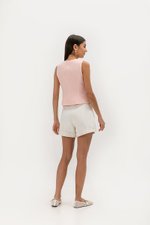 PALIN RIBBON LINEN VEST