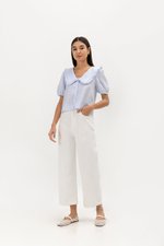 EDALENE PETER PAN COLLAR TOP