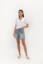 EDALENE PETER PAN COLLAR TOP