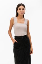 MARGOT PIN STRIPE PENCIL SKIRT