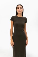 CAMILLIA BODYCON RIB KNIT MAXI DRESS