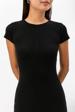 CAMILLIA BODYCON RIB KNIT MAXI DRESS