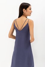 MACIE STRAPPY BACK TENCEL MIDI DRESS