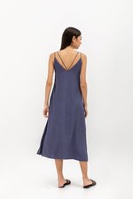 MACIE STRAPPY BACK TENCEL MIDI DRESS
