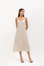 MACIE STRAPPY BACK TENCEL MIDI DRESS