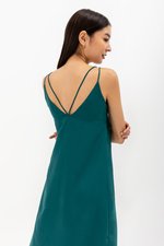 MACIE STRAPPY BACK TENCEL MIDI DRESS