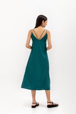 MACIE STRAPPY BACK TENCEL MIDI DRESS