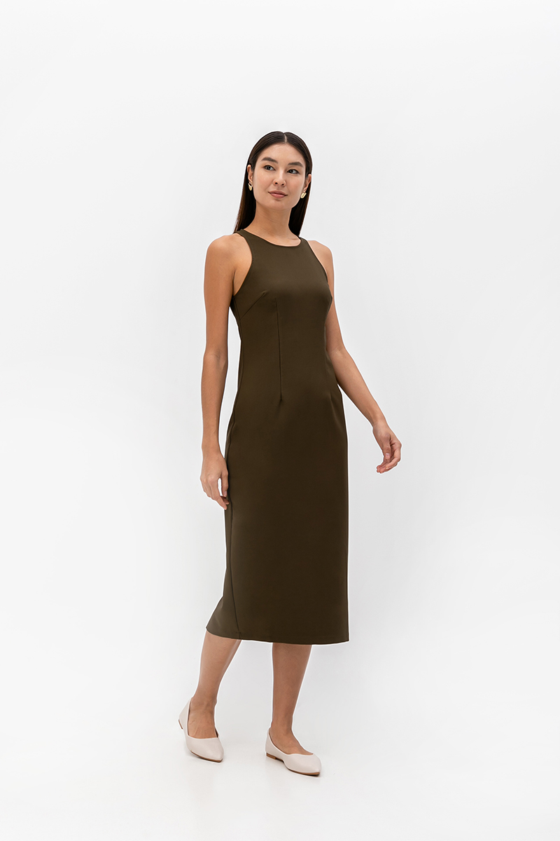 *BACKORDER 2* DEVINA TANK COLUMN MIDI DRESS