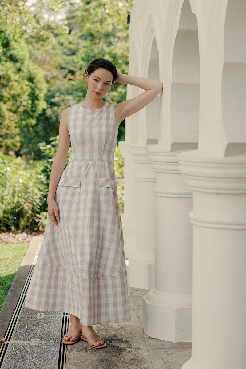 LYLA CHECKERED DRESS