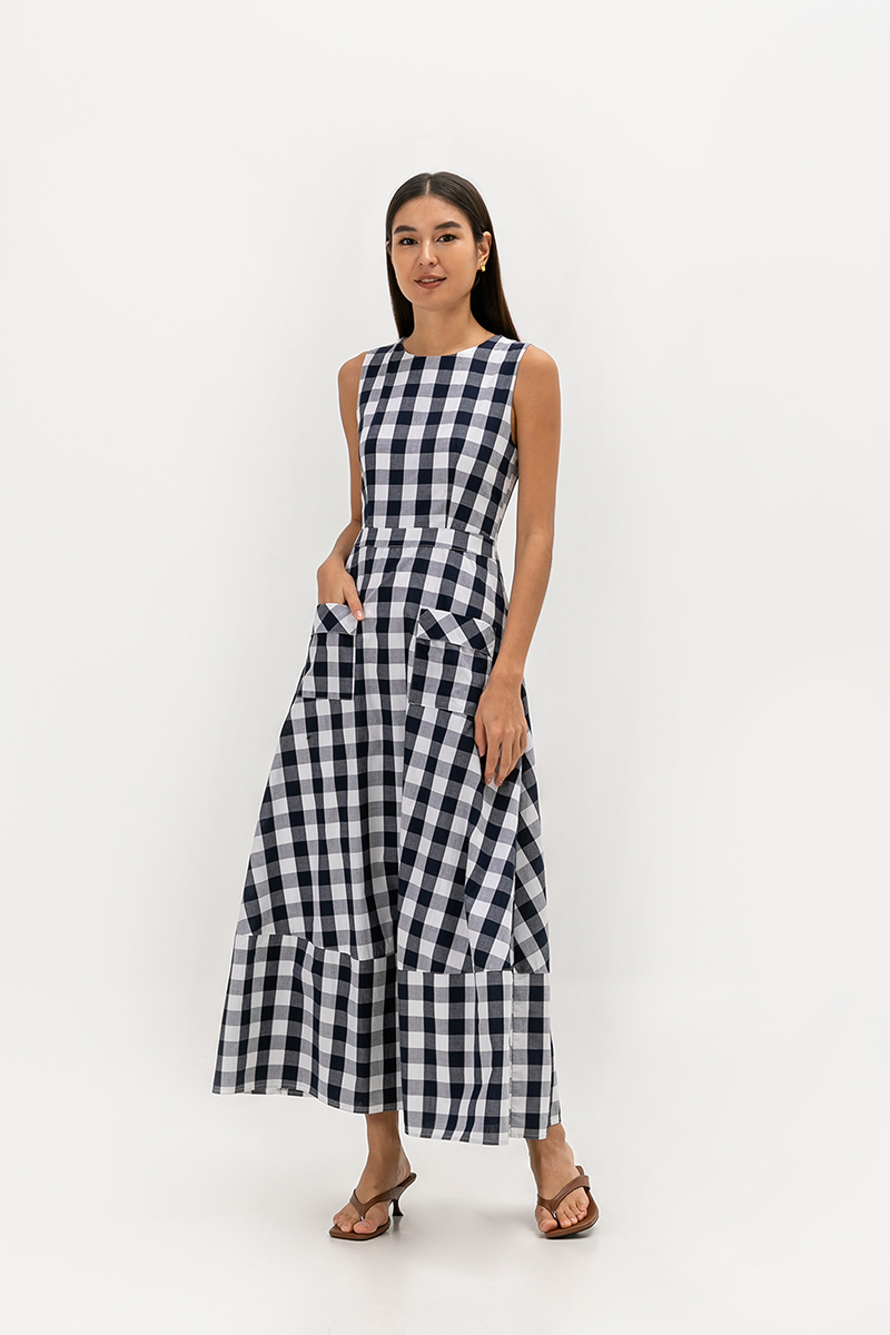 LYLA CHECKERED DRESS