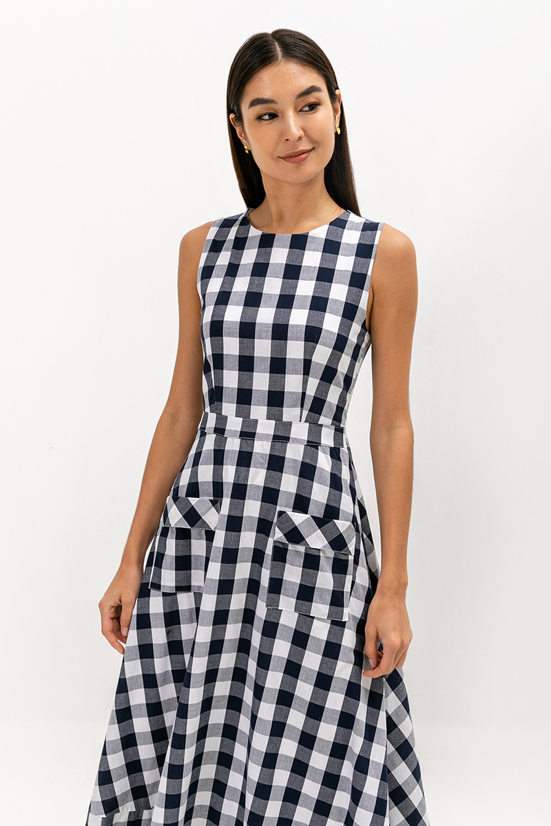 LYLA CHECKERED DRESS