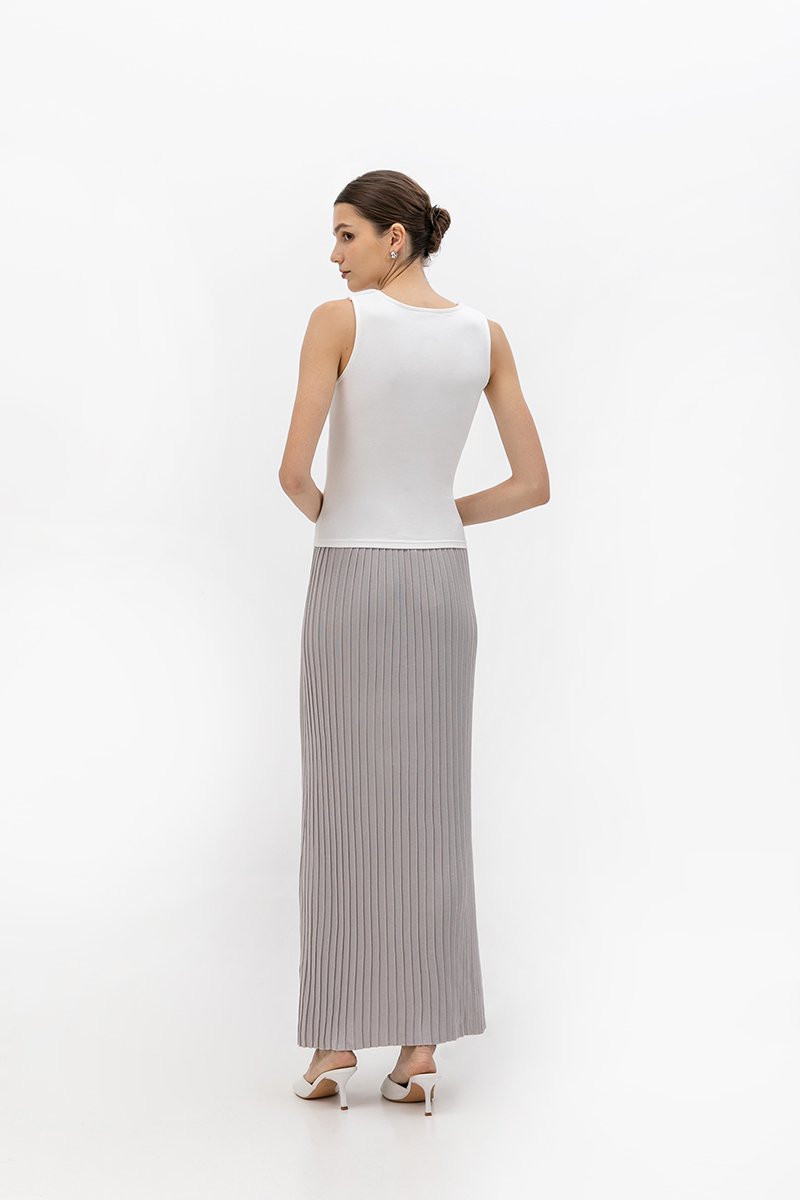 ALYNN RUCHED PADDED TANK TOP