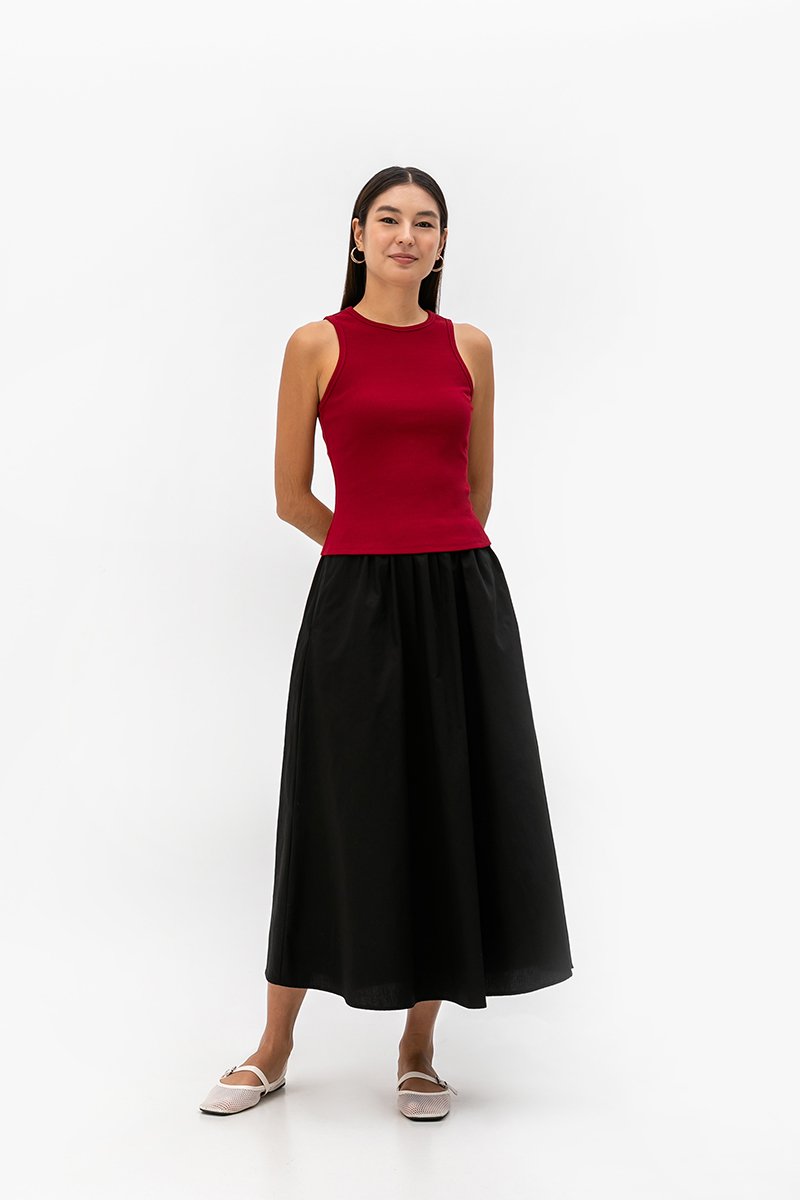 STEPHIE RIBBED TOP