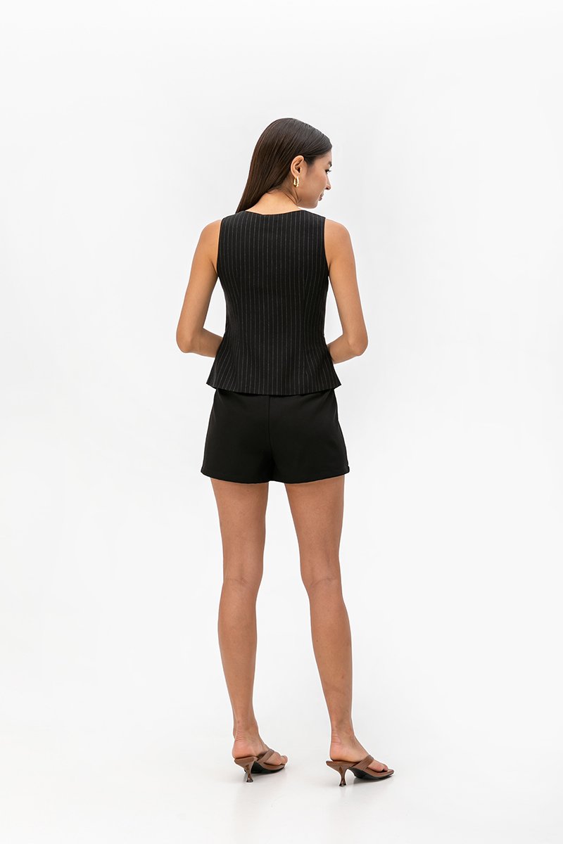 TARYN PIN STRIPE VEST TOP