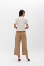 ELISABETTA COTTON PUFF SLEEVE TOP