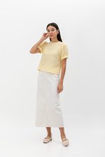 ELISABETTA COTTON PUFF SLEEVE TOP