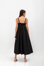 KAMILAH PLEATED CAMISOLE MAXI DRESS
