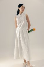 SEVARA ORGANZA JACQUARD MAXI SKIRT