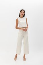 MARICA TEXTURED CHEONGSAM TOP