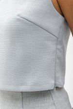 MARICA TEXTURED CHEONGSAM TOP