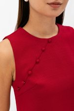 MARICA TEXTURED CHEONGSAM TOP