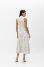 ORIENTAL LILIES CHEONGSAM DRESS