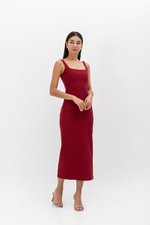 LOWEN SHEATH MIDI DRESS