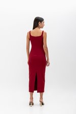 LOWEN SHEATH MIDI DRESS