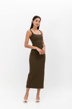 LOWEN SHEATH MIDI DRESS
