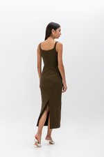 LOWEN SHEATH MIDI DRESS