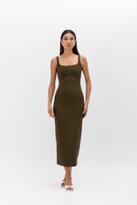 LOWEN SHEATH MIDI DRESS