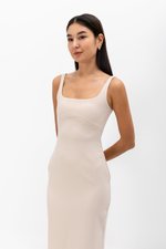 LOWEN SHEATH MIDI DRESS