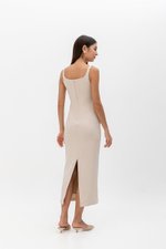 LOWEN SHEATH MIDI DRESS